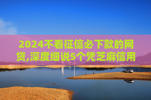 2024不看征信必下款的网贷,深度细说5个凭芝麻信用可以借到钱的平台