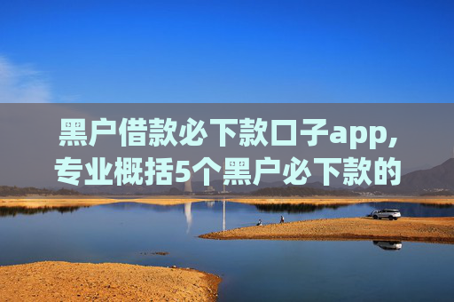 黑户借款必下款口子app,专业概括5个黑户必下款的口子2024  第1张
