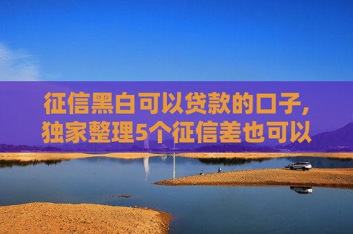 征信黑白可以贷款的口子,独家整理5个征信差也可以借款的平台