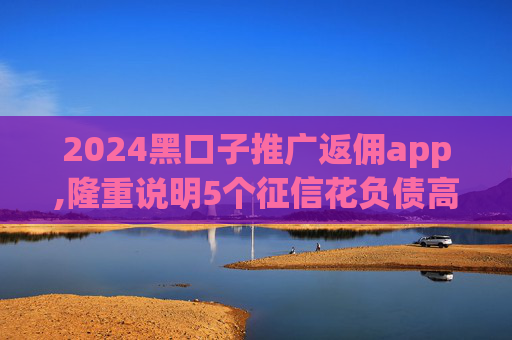 2024黑口子推广返佣app,隆重说明5个征信花负债高逾期还能贷的口子