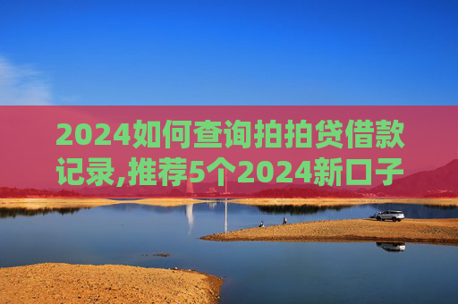 2024如何查询拍拍贷借款记录,推荐5个2024新口子30天期限的网贷