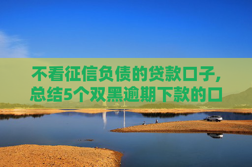 不看征信负债的贷款口子,总结5个双黑逾期下款的口子