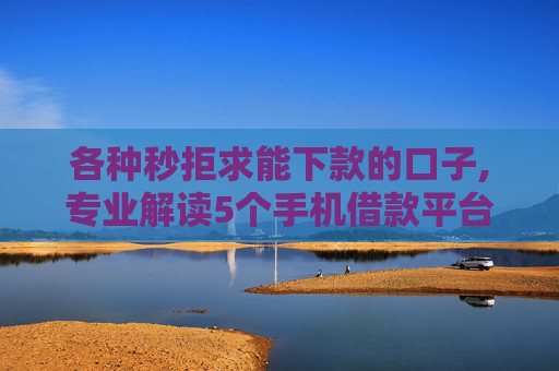 各种秒拒求能下款的口子,专业解读5个手机借款平台哪个可以快速的借到钱  第1张