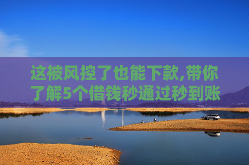 这被风控了也能下款,带你了解5个借钱秒通过秒到账的平台